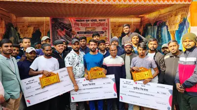 बरहरवा की हाफ मैराथन दौड़ का विजेता बना रोहतास का विकास