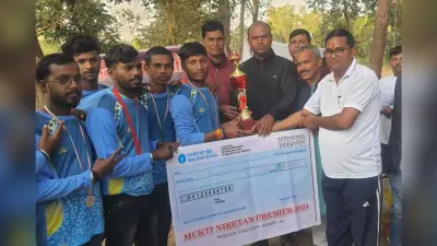 मुक्ति निकेतन प्रीमियर लीग क्रिकेट टूर्नामेंट में दर्वेपट्टी बनी चैंपियन