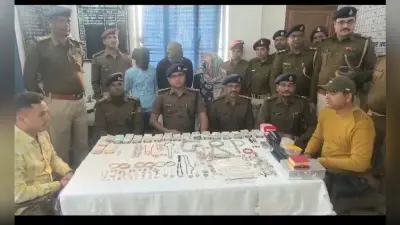 ट्रेन में यात्रियों से चोरी की गयी 295.5 ग्राम सोना व 2.73 किलोग्राम चांदी व 6 लाख 58 हजार रुपये नगदी बरामद