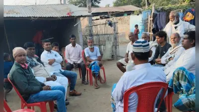 वार्ड सदस्य के पति की मौत पर दी सांत्वना