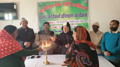बीआरपी महिला कार्यकर्ताओं को दिया आधुनिक खेती का प्रशिक्षण