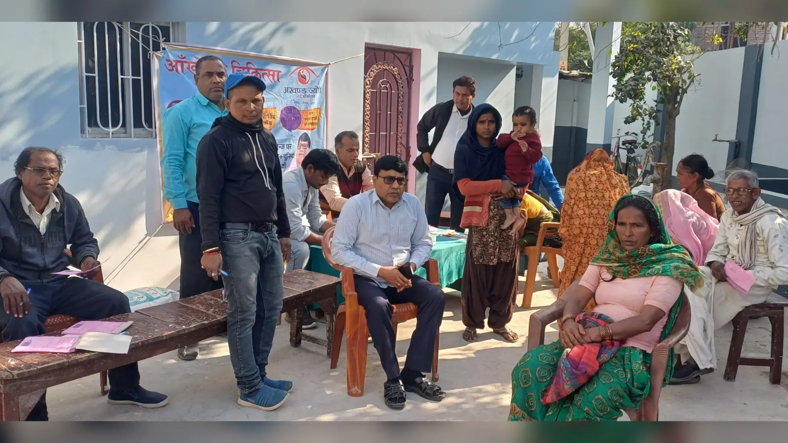 शिविर में 200 से अधिक लोगों ने करायी नेत्र जांच