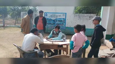 उप्रावि कमलडीह में 30 बच्चों की हुई स्वास्थ्य जांच