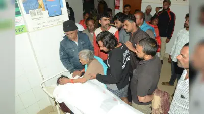 Deoghar news : ट्रक के धक्के से बुलेट बाइक सवार की मौत, उसका साथी घायल