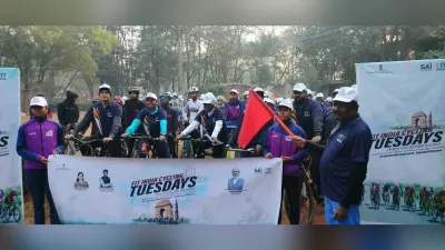 Cycling: रांची में फिट इंडिया साइकिलिंग अभियान का आयोजन