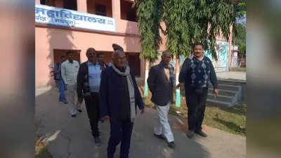 महाविद्यालय के सचिव ने किया औचक निरीक्षण