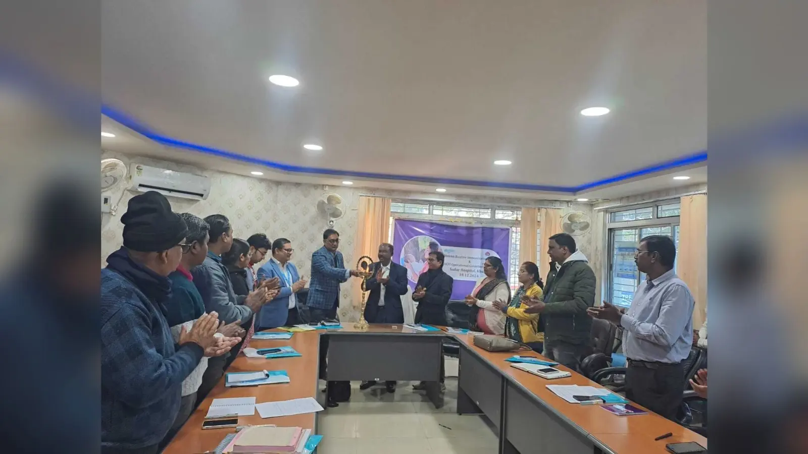 सीएस कार्यालय में नियमित टीकाकरण पर कार्यशाला
