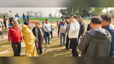 Katihar news : हथवाड़ा पंचायत में चल रही विभिन्न योजनाओं का प्रभारी डीएम ने लिया जायजा