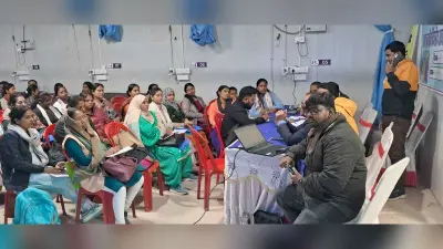 एनसीडी ट्रीटमेंट एंड फॉलोअप को लेकर सीएचओ को दिया गया प्रशिक्षण