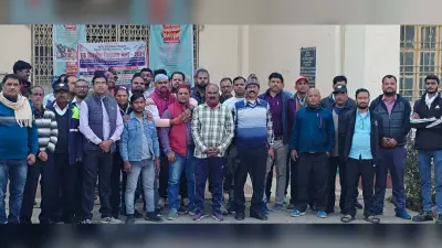 आउटसोर्सिंग कर्मियों का हड़ताल जारी, विश्वविद्यालय का कामकाज हो रहा प्रभावित