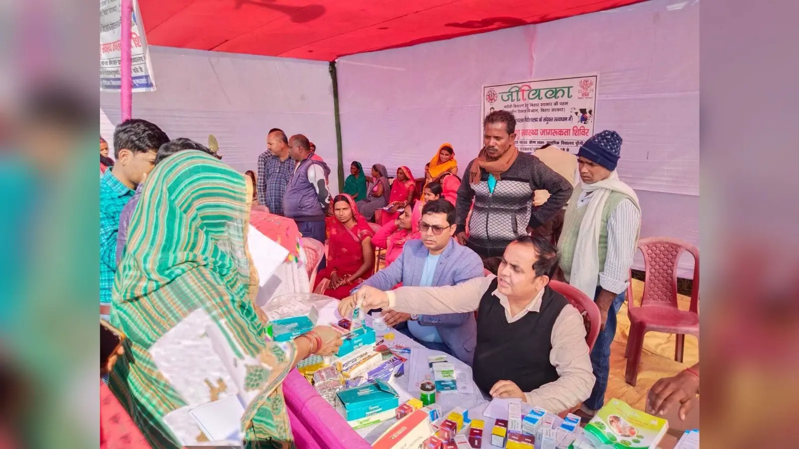एक दिवसीय पशु स्वास्थ्य जागरूकता शिविर का किया गया आयोजन