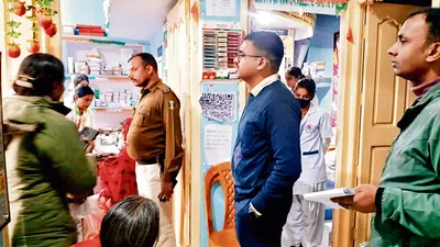 निरीक्षण में बंद मिली सरकारी राशन की दुकानए मांगा शॉकाज