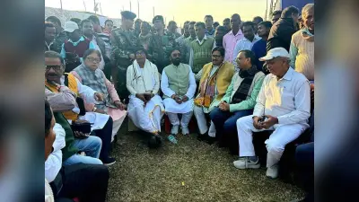 विस अध्यक्ष के पिता के श्राद्ध कर्म में शामिल हुए मंत्री-विधायक
