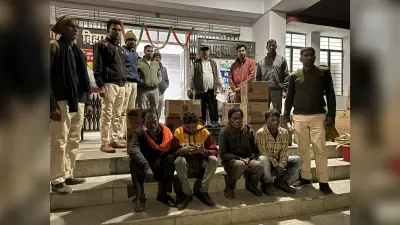 198 लीटर शराब के साथ चार तस्कर गिरफ्तार, ओटो व बाइक जब्त