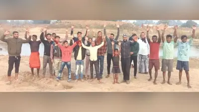 Aurangabad News : चेक डैम निर्माण की सूचना पर लभरी खुर्द के लोगों में आक्रोश