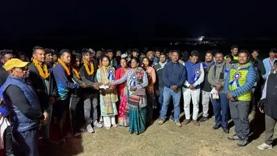 Seraikela News : खूंटपानी में मस्ती बाबा एफसी को हराकर शिवा स्पोर्टिंग एफसी चैंपियन
