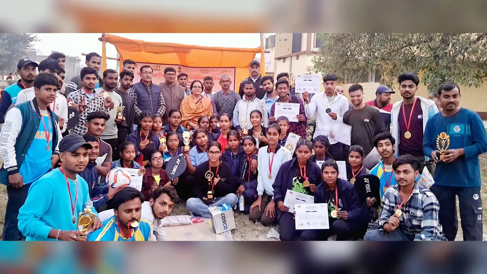नेहरू युवा केंद्र में कलस्टर मीट, खेल में दिखाये हुनर