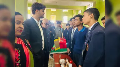 विज्ञान प्रदर्शनी में बच्चों ने विभिन्न प्रकार के मॉडल किये प्रस्तुत