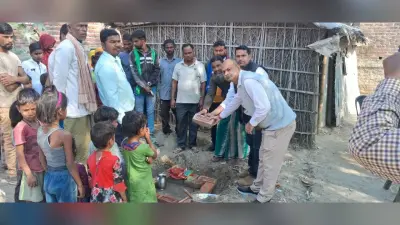 कुसहर में मॉडल आंगनबाड़ी केंद्र का हुआ शिलान्यास