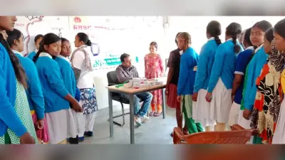 कस्तूरबा की छात्राओं की हुई स्वास्थ्य जांच