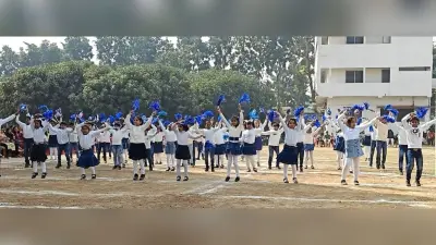 डीपीएस के वार्षिक खेल समारोह का समापन, विजेता खिलाड़ियों को किया गया सम्मानित