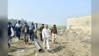 जीएम ने अररिया- गलगलिया नई ब्रॉड गेज लाइन परियोजना का निरीक्षण किया
