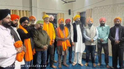 गुरुद्वारा के प्रधान अमरजीत सिंह व सचिव दारा सिंह घोषित किये गये निर्वाचित