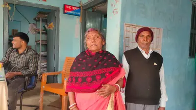 पुत्र ने वृद्ध माता-पिता के साथ किया मारपीट