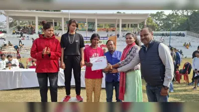 Purnia news : 42वां वार्षिक जिला स्तरीय एथलेटिक्स प्रतियोगिता का हुआ शुभारंभ