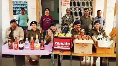 चार लाख की विदेशी शराब बरामद