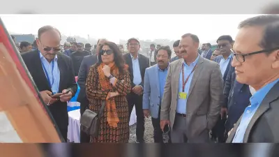 Dhanbad News : कोल मंत्रालय की अपर सचिव ने डेंजर जोन बांसजोड़ा का किया निरीक्षण