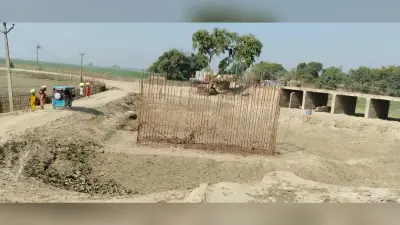 बाढ़ में रूका पुल का निर्माण कार्य अब तक नहीं हुआ शुरू