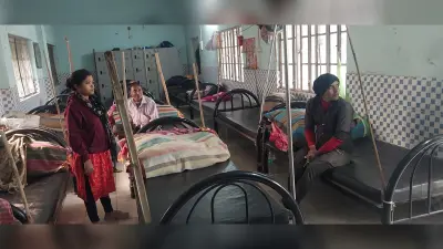 रैन बसेरा में पेयजल की नहीं है व्यवस्था, रहने वाले लोग मंदिर से पानी लाकर पीने को मजबूर