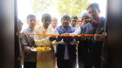 करौं में धान अधिप्राप्ति केंद्र का हुआ उदघाटन