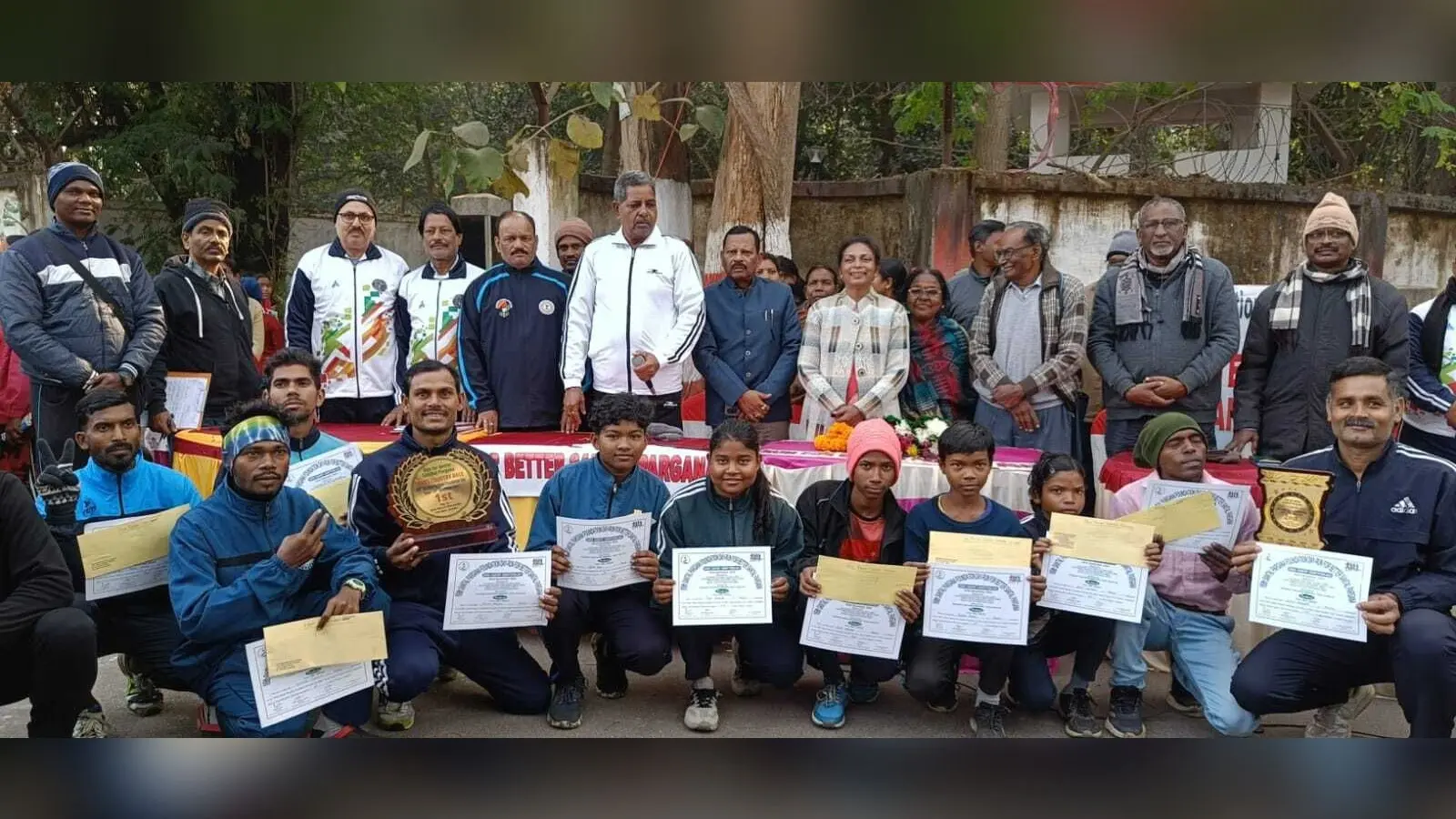 स्थापना दिवस : क्रासकंट्री दौड़ में ब्रेंटियस, दीपिका और सतीश रहे अव्वल