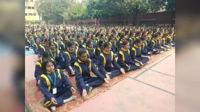 न्यू होली गैंजेज पब्लिक स्कूल में मनाया गया अंतरराष्ट्रीय ध्यान दिवस