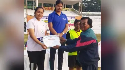 Purnia news : 5000 मीटर दौड़ में सुमित व शबाना अव्वल
