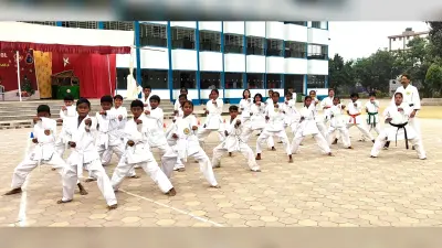 Karate: कराटे प्रशिक्षण सह ग्रेडेशन का आयोजन