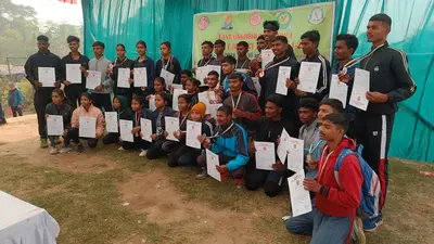 जिला स्तरीय क्रॉस कंट्री चैंपियनशिप में 300 धावक शामिल
