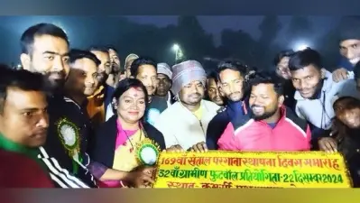 फुटबॉल टूर्नामेंट में विजेता बना सरहद शिकारी गोड्डा