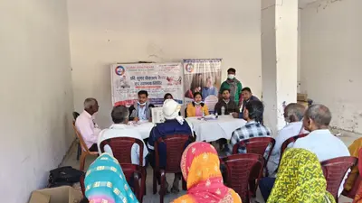 स्वास्थ्य शिविर में डेढ़ सौ मरीजों की हुई नि:शुल्क जांच