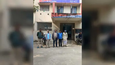 छह फरार वारंटी गिरफ्तार, भेजे गये जेल
