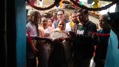 करहरा पंचायत में खुला जिला का पहला शिशु घर