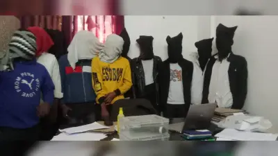 सोशल मीडिया पर हथियार का वीडियो डालने वाले दस गिरफ्तार