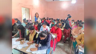 शांतिपूर्ण हो रही है स्नातक पार्ट-वन की परीक्षा