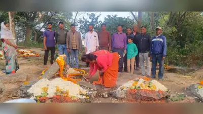 बोड़ेया में हुई हड़गड़ी मसना पूजा