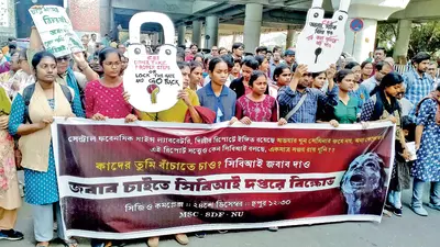 डॉक्टरों ने सीबीआइ कार्यालय में जड़ा प्रतीकात्मक ताला