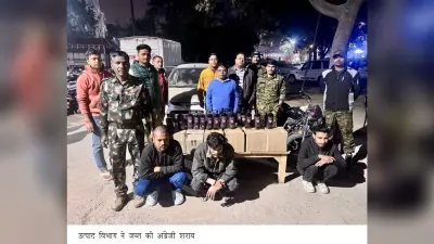 कार से एक लाख की अंग्रेजी शराब बरामद