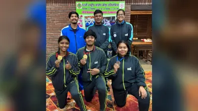 कराटे में बिहार टीम को तीन पदक