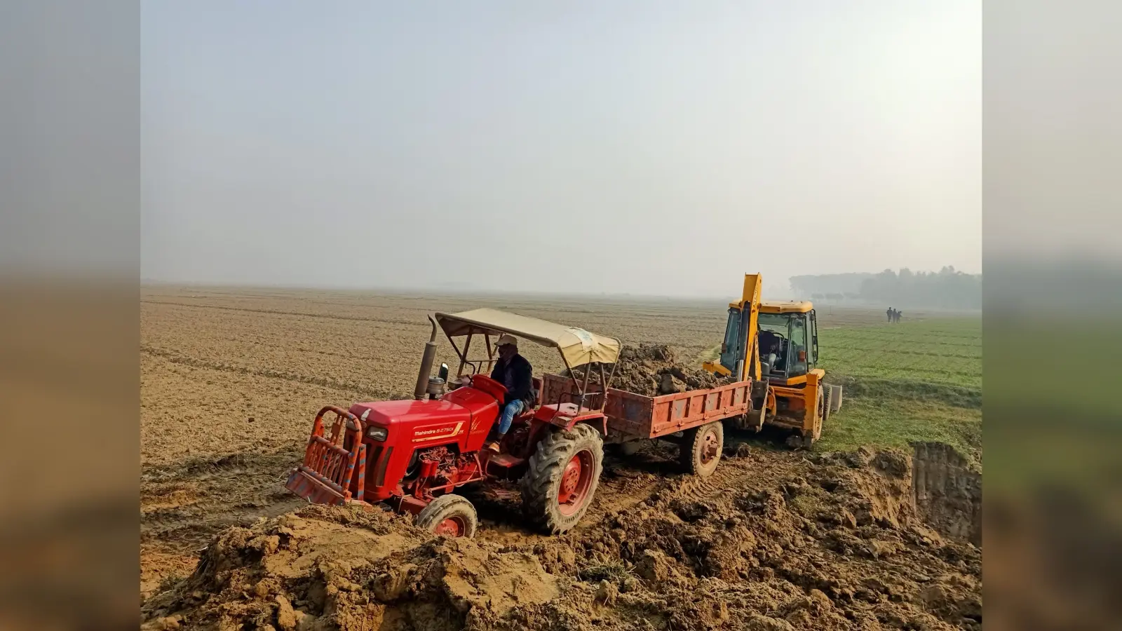 बलिया बेलौन क्षेत्र में अवैध ढंग से हो रहा मिट्टी खनन, विभाग बेखबर